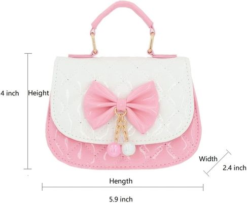 As meninas impermeáveis cruzam - a criança Mini Cute Princess Handbags das bolsas do corpo