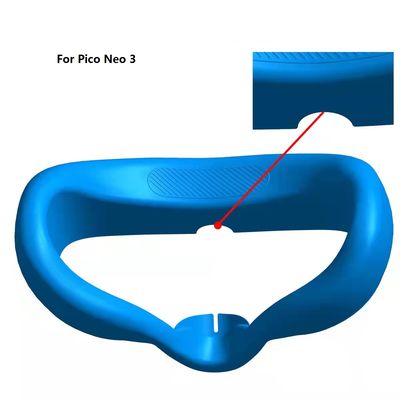 Tampa higiênica confortável facial da cara da máscara de olho do silicone da tampa da cara da pele da proteção do silicone   para acessórios neo de Pico 3 VR