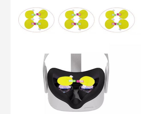 2021 filme novo da objetiva da película protetora de tela de 4in1 (4pcs) TPU VR   para protetor da lente do risco do capacete da procura 2 VR de Oculus o anti