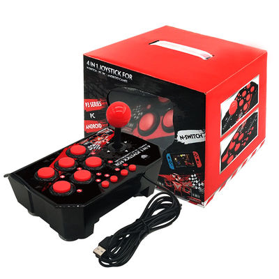 O preço de grosso 4 in-1 Arcade Station retro USB prendeu jogos de combate da tevê de For Android do controlador do manche do jogo da vara do balancim