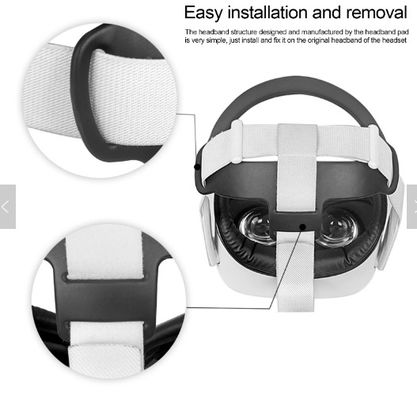 Coxim NOVO da faixa principal de 2021 TPU para acessórios de vidro principais profissionais removíveis da almofada VR da correia dos auriculares da procura 2 VR de Oculus