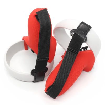 Venda quente 2in1 Kit Silicone Cover Knuckle Strap para o aperto de Protective Case Handle do controlador do toque da procura 2 VR de Oculus para a procura 2