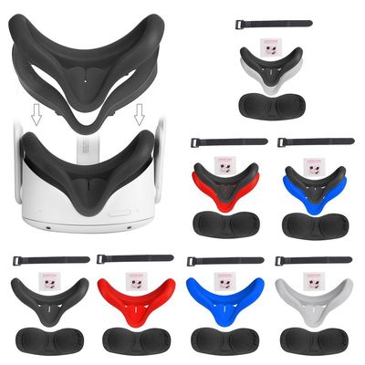 Venda confortável durável da tampa por atacado do silicone para acessórios da máscara VR do silicone do silicone da procura 2 de Oculus da tampa e de olho