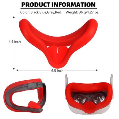 Venda confortável durável da tampa por atacado do silicone para acessórios da máscara VR do silicone do silicone da procura 2 de Oculus da tampa e de olho