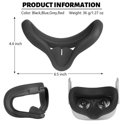 Venda confortável durável da tampa por atacado do silicone para acessórios da máscara VR do silicone do silicone da procura 2 de Oculus da tampa e de olho
