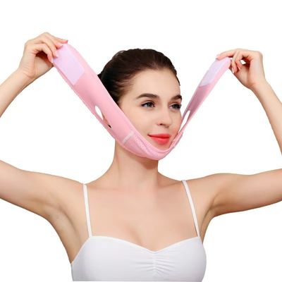 O mordente facial ajustável V dá forma da correia reusável do faciem da forma da beleza V da atadura à correia de queixo facial de levantamento das correias para o olhar novo