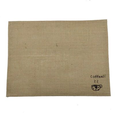 Toalha de chá reusável impermeável da juta de serapilheira do chá do café das ferramentas e dos utensílios da cozinha do ODM
