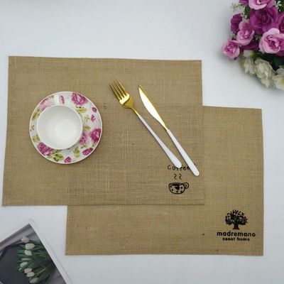 Toalha de chá reusável impermeável da juta de serapilheira do chá do café das ferramentas e dos utensílios da cozinha do ODM