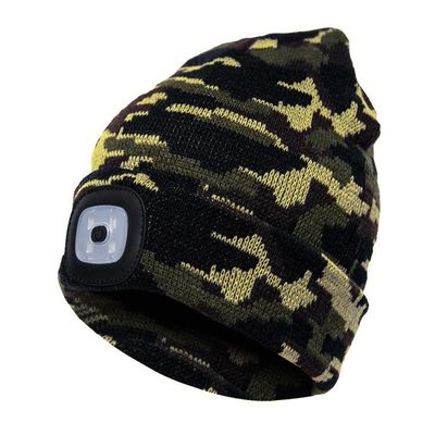 O diodo emissor de luz do preço de fábrica iluminou presentes de corrida de acampamento do chapéu da caça morna do inverno do chapéu da malha de Beanie Cap Hip Hop Men para o homem da mulher