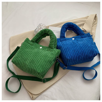 As bolsas novas do saco das mulheres do veludo de algodão do preço de fábrica colocam a cruz de nylon fêmea do botão das malas a tiracolo versáteis da cubeta - sacos para o transporte de cadáveres