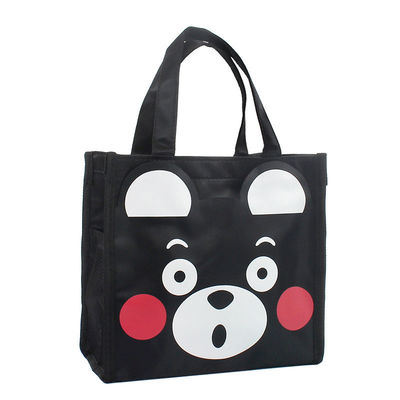 Lona Tote Bags School Waterproof Lunch Bento Bag das crianças dos animais dos estudantes