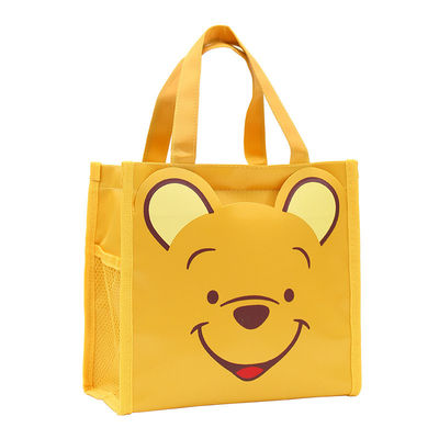 Lona Tote Bags School Waterproof Lunch Bento Bag das crianças dos animais dos estudantes