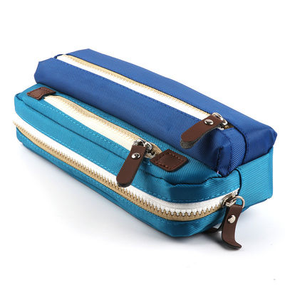 Saco do lápis da escola da caixa de lápis da lona para dos artigos de papelaria simples das caixas de lápis da Grande-capacidade da cor dos doces dos estudantes o saco cosmético