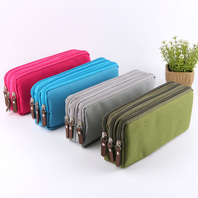 Os estudantes do saco de Pen Case Supplies Pencil Storage da escola da caixa de lápis da grande capacidade escrevem caixas Pen Box Pouch Stationery grande