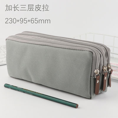 Os estudantes do saco de Pen Case Supplies Pencil Storage da escola da caixa de lápis da grande capacidade escrevem caixas Pen Box Pouch Stationery grande