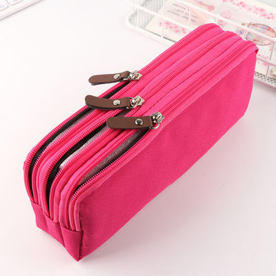 Os estudantes do saco de Pen Case Supplies Pencil Storage da escola da caixa de lápis da grande capacidade escrevem caixas Pen Box Pouch Stationery grande