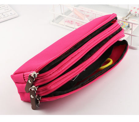 Os estudantes do saco de Pen Case Supplies Pencil Storage da escola da caixa de lápis da grande capacidade escrevem caixas Pen Box Pouch Stationery grande