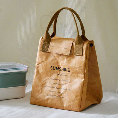 O papel de Du Pont isolou recipientes do almoço de Tote Lunch Bag Refrigerated Waterproof