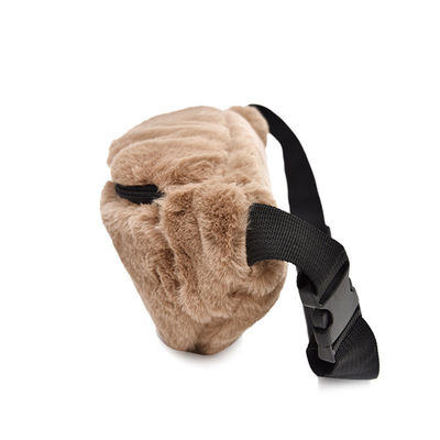 O quadril de Bum Bag Female Travel Bum do inverno do saco da cintura da pele do coelho do falso do preço de fábrica inventa o saco ocasional da caixa do malote do telefone