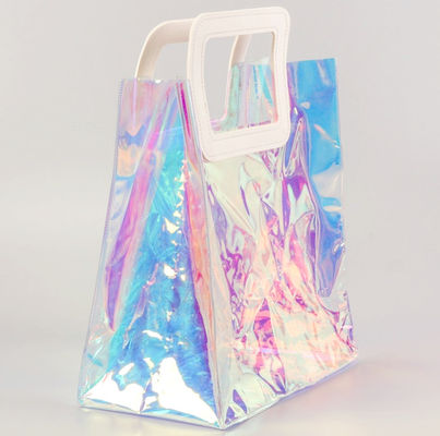 Sacos de compras mágicos do presente do saco do PVC da cor