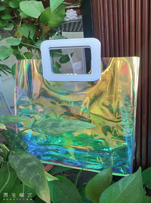 Sacos de compras mágicos do presente do saco do PVC da cor