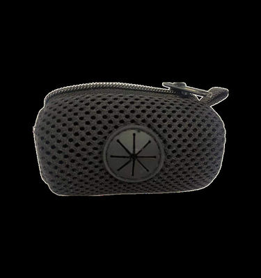 a fábrica personaliza a tela do sanduíche   do malote pequeno macio da malha do saco líquido bolso portátil do armazenamento para o banco do poder