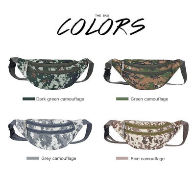 O saco fêmea personalizado da cintura equipa a bolsa Fanny Pack Men Waist Pack unisex da caixa da forma do tipo da correia os sacos da barriga que franzem