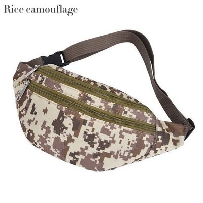 O saco fêmea personalizado da cintura equipa a bolsa Fanny Pack Men Waist Pack unisex da caixa da forma do tipo da correia os sacos da barriga que franzem