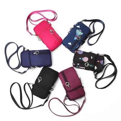 2022 bolsos de corrida exteriores do bloco do saco o mais novo do telefone do braço da carteira da chave do malote de Mini Square Bags Messenger Cellphone dos esportes das mulheres multi