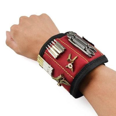 O eletricista forte portátil Wrist Tool Belt do punho 2021 magnético parafusa o bracelete do armazenamento dos bocados de broca dos pregos para a ferramenta do reparo