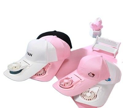 Os chapéus de basebol ajustáveis unisex de carregamento portáteis dos esportes do verão do chapéu do fã de USB do preço de grosso UV protegem viseiras Mini Cooler Fan