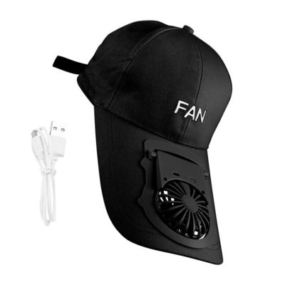 Os chapéus de basebol ajustáveis unisex de carregamento portáteis dos esportes do verão do chapéu do fã de USB do preço de grosso UV protegem viseiras Mini Cooler Fan