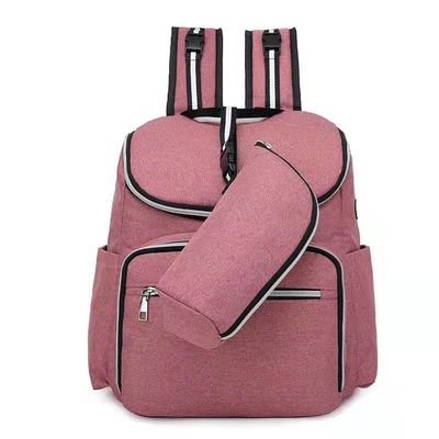 Carregador infantil de Mami Mummy Bag With USB da trouxa do tecido do bebê 2 In1