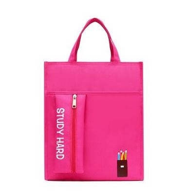 O curso dos estudantes do preço de fábrica ensaca fontes de escola impermeáveis do escritório do Schoolbag da grande capacidade de Pencilbag da bolsa da lona A4