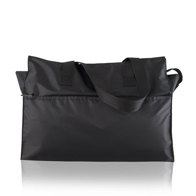 Bolsa de nylon feito a mão clássica do totalizador do curso da sacola de nylon preta de alta qualidade das bolsas para o homem e a mulher