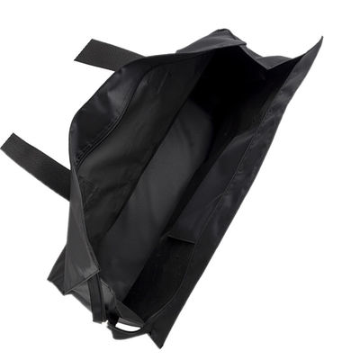 Bolsa de nylon feito a mão clássica do totalizador do curso da sacola de nylon preta de alta qualidade das bolsas para o homem e a mulher