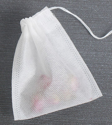 Vazio não tecido descartável personalizado dos PP    Saco de Herb Loose do bolso do filtro de café do saquinho de chá com cordão