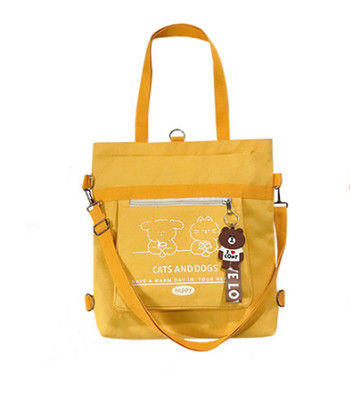 A lona básica de Eco ensaca o saco de escola elegante de compra das mulheres para crianças