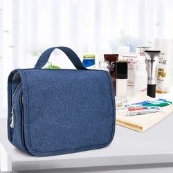 Os sacos da composição das mulheres da qualidade superior viajam saco de suspensão da lavagem do banheiro de Waterproof Storage do organizador cosmético dos arti'culos de tocador do saco