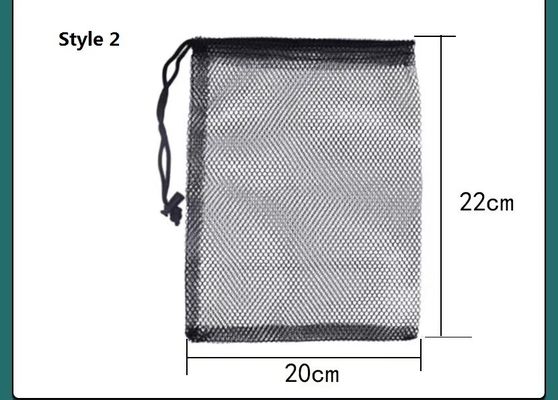 Bola de tênis do golfe do armazenamento de Mesh Pocket Net Pouch For do saco de cordão dos esportes do poliéster