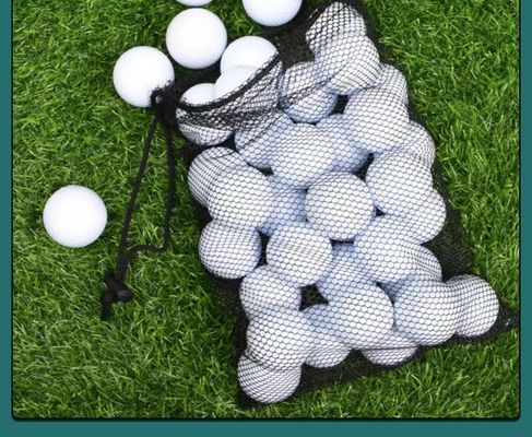Bola de tênis do golfe do armazenamento de Mesh Pocket Net Pouch For do saco de cordão dos esportes do poliéster