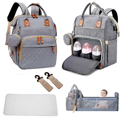 Saco personalizado da mamã com correia ajustável e ucha para o bebê
