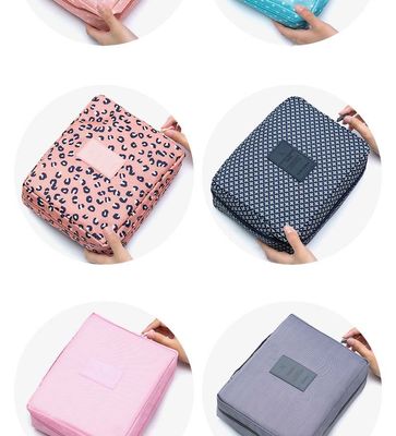 Organizador cosmético Waterproof dos arti'culos de tocador das mulheres do saco do curso Multifunction exterior
