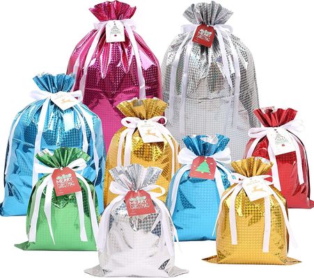 Impressão feita sob encomenda de Lightwieight do saco do empacotamento plástico dos doces do Natal