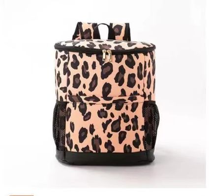 Entrega impermeável isolada lona do alimento do saco do piquenique da trouxa mais fresca do leopardo