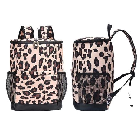 Entrega impermeável isolada lona do alimento do saco do piquenique da trouxa mais fresca do leopardo