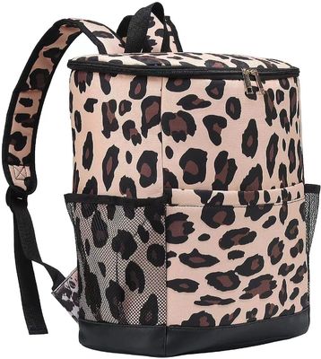 Entrega impermeável isolada lona do alimento do saco do piquenique da trouxa mais fresca do leopardo