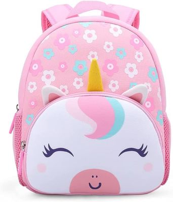 lancheira impermeável Carry Bag For Kids do Schoolbag animal do neopreno dos desenhos animados 3D