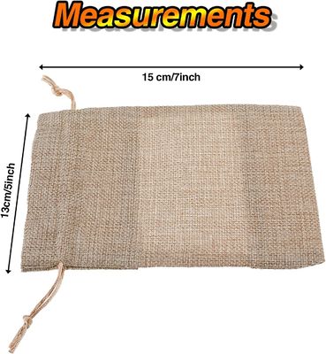 A serapilheira completa do saco de Organza do saco de serapilheira ensaca sacos do presente com cordão, para amostras cosméticas Mesh Pouch dos favores de banquete de casamento