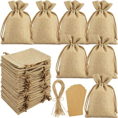 O malote da flor de serapilheira dos sacos de cordão ensaca o presente ensaca malotes da joia para o banquete de casamento do ofício de DIY, 5X7 avança